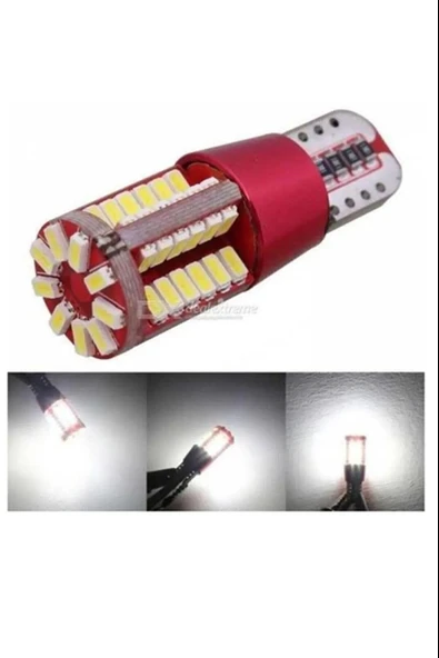 Yeni Hyundaı Tucson Led Plaka Ampulü T10 W5W 57 Ledli T10 Beyaz Ampul 2 Adet - Resim 3