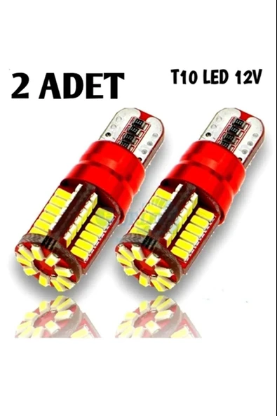 Seat Leon Mk3 Led Plaka Lambası Ampul Seti T10 57 Ledli T10 Beyaz Ampul 2 Adet ürün görseli 1