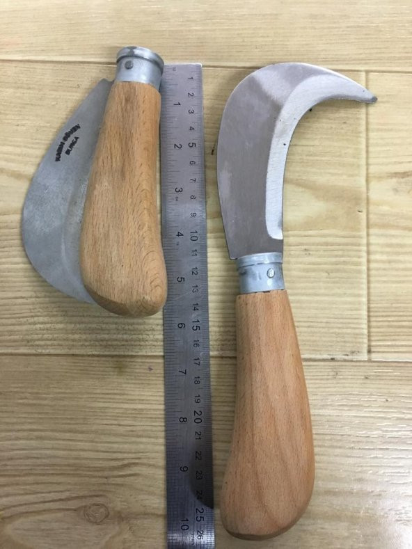 Aşı Bıçağı Çakısı Eğri Dövme Bıçak Battal Boy  Bursa Kazım Güven - 5