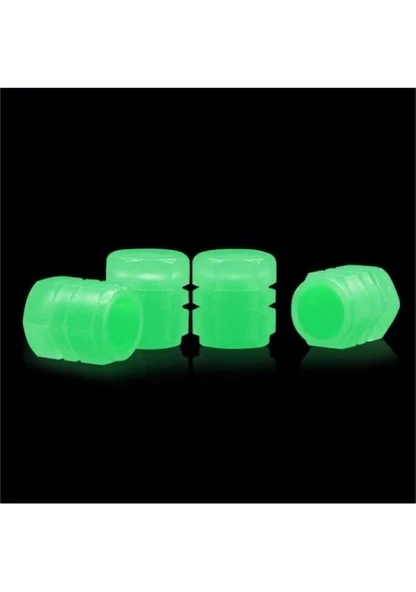 Volvo 340 uyumlu fosforlu Sibop Kapağı Seti 4 Adet Sibop Kapağı Seti Yeşil - Resim 3