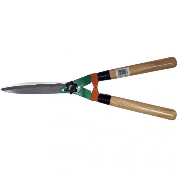 Çim Kesme Makası Ahşap Sap Dalgalı 56 cm Ayarlı 50926