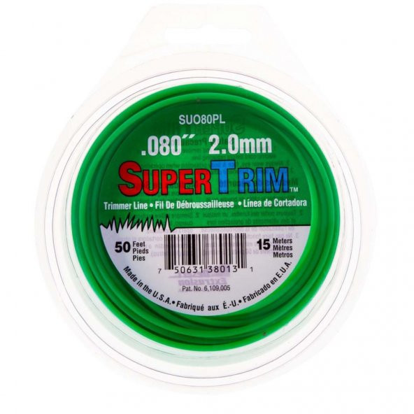 Super Trim Misina Elektrikli Tırpan Misinası 2 mm 15 m
