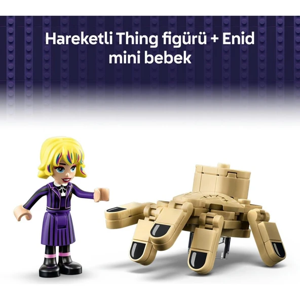 LEGO 76785  Wednesday Şey’in Dairesi - Resim 8