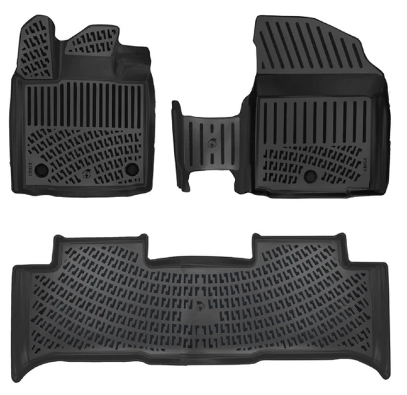 Rizline Togg T10F 2025 Sonrası  UYUMLU 3D Havuzlu Paspas