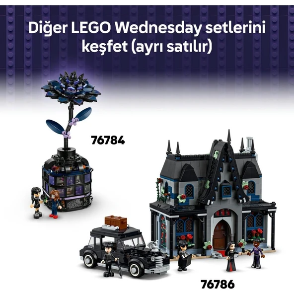 LEGO 76785  Wednesday Şey’in Dairesi - Resim 10