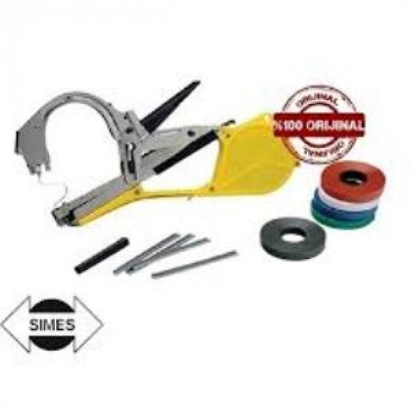 Simes Agrifast Bitki Bağlama Tabanca Bantı Kırmızı - 3