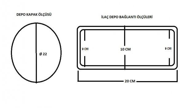 Palmera İlaç Deposu PA076-3WF-2,6 14 LT - 2