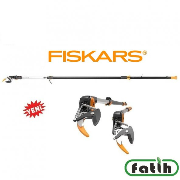 Fiskars Upx86 Powergearx Teleskopik Yüksek Dal Budama Makası