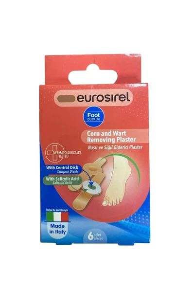 Foot Doctor Eurosırel Salisilik Asitli Nasır ve Siğil Giderici Plaster 6 adet ürün görseli