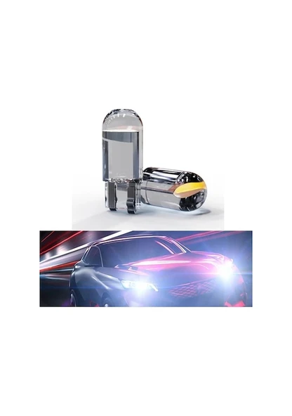 Citroen Elysee Plaka Parklar Için Cam Led T10 Beyaz Ampul 2 Adet ürün görseli