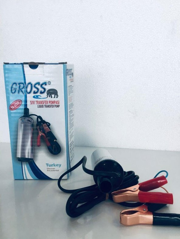 Gross 12 Volt Dalgıç Pompa Ø 40 Sıvı Aktarım Mazot Transfer Pompası Alüminyum - 3
