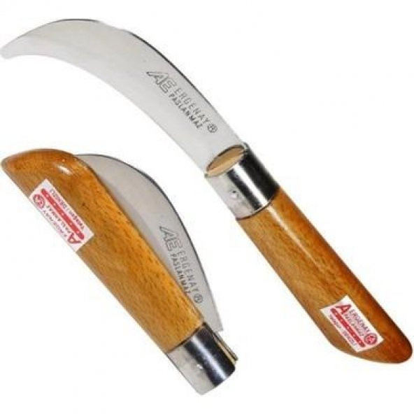 Ergenay Aşı Bıçağı Ceviz Aşı Çakısı Eğri Ağız  Bıçak Yatağan ürün görseli