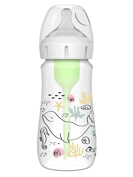 Dr.Brown's Geniş Ağız PP Antikolik Options Biberon 270 ml Kız - 2