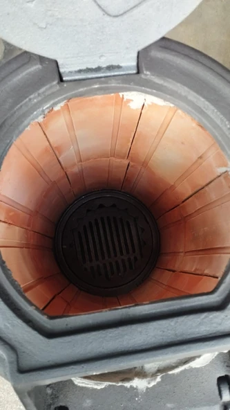 Dorello Tuğla Görünümlü Kahveci Sobası - Resim 3