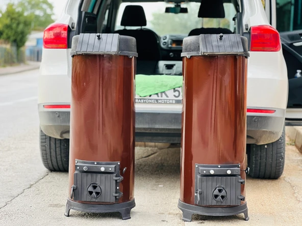 Dorello Tuğla Görünümlü Kahveci Sobası - Resim 2