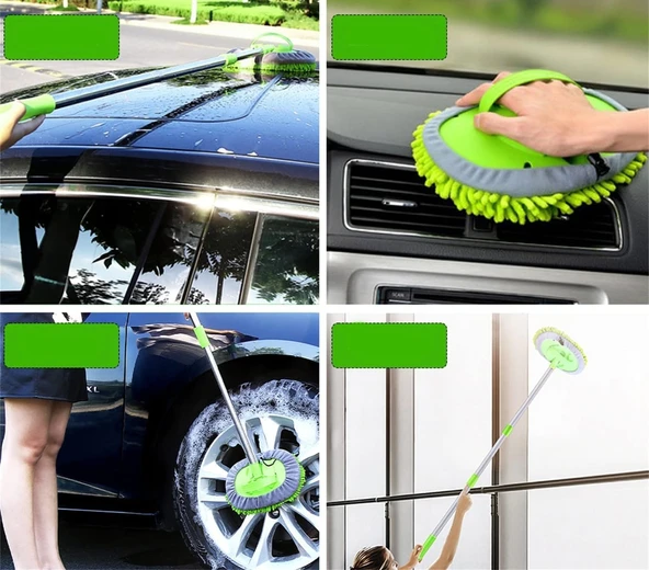araba yıkama mop fırçası - Resim 3