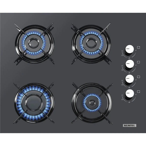 Kumtel Antrasit 2'li Ankastre Cam Set(Fırın ve Ocak) - Resim 2