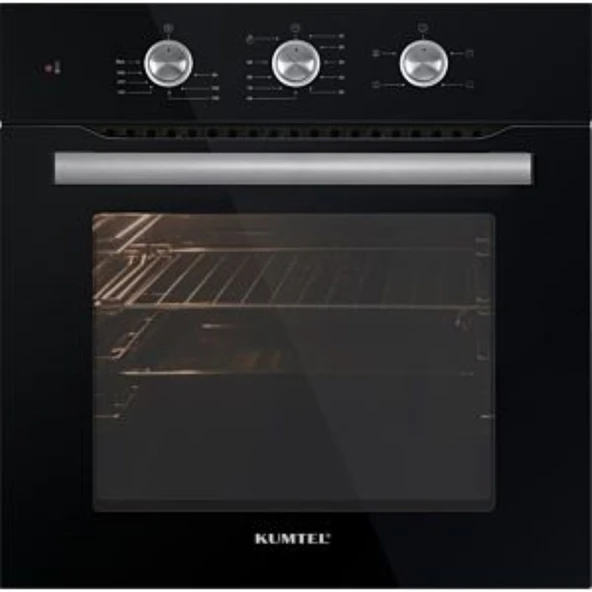 Kumtel  Siyah Ankastre Set (DA6-835 - Davlumbaz - Ko-40 Tahdf Ocak - A6 Sf2 mt Fırın) - Resim 4