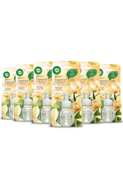 Air Wick Elektrikli Oda Kokusu Yedek Şişe Vanilya Büyüsü - Esansiyel Yağlar Içerir x 6 - 2