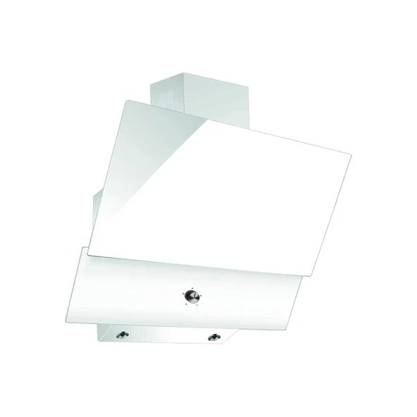 Kumtel Beyaz Cam Ankastre Set (DA6-830 Beyaz Davlumbaz + KO-40TAHDF Ankastre Beyaz Ocak + B66 - S2 (Mt) 3 Pro 3 Düğme(Plus) Cam Tel Raf Beyaz) - Resim 4