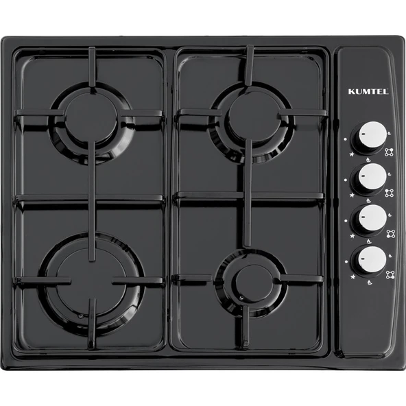 Kumtel 2'li Ankastre Set (KO-B66-S2 Siyah Ankastre Fırın + KO-410 BF Siyah Ankastre Ocak) - Resim 2