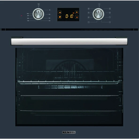 Kumtel Digital Antrasit (Gri) Ankastre Fırın 8 Prog. B66 - Sf2 (Ddt) - Resim 2