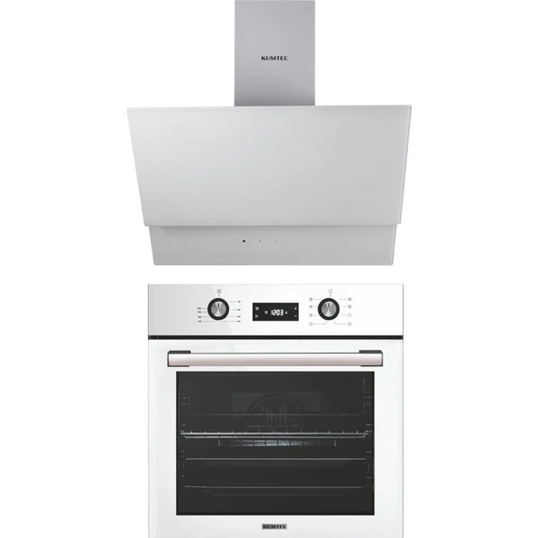 Kumtel Beyaz 2'li Ankastre Set (B66 - SF2 (DDT) + DA6-835) ürün görseli