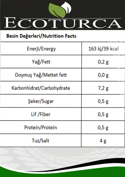 Ecoturca Turşu Biberiye Turşusu 650 g - Resim 2