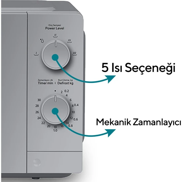 Kumtel Silver Smartwave Inverter Mikrodalga Hmın-06 - Resim 4