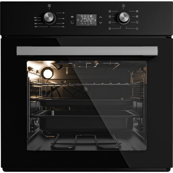 Kumtel Digital Siyah Ankastre Fırın 8 Prog. B66 - Sf2 (Ddt) ürün görseli