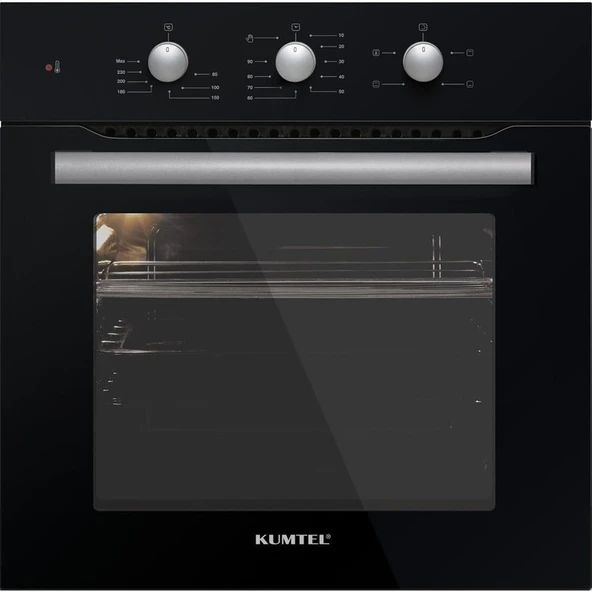 Kumtel mt Siyah Cam Ankastre Set ( Fırın B66 - Ocak KO40TAHDF - Ocak 830 ) - Resim 2