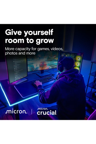 Crucial T710 2TB PCIe SSD Gen5 NVMe M.2 Soğutuculu CT2000T710SSD5 - 5