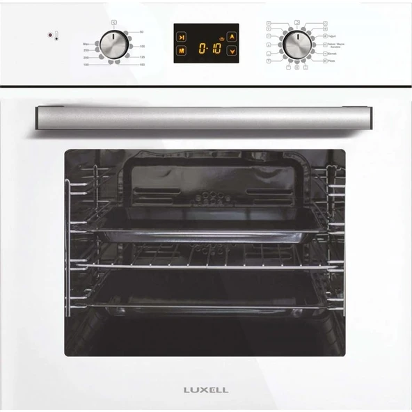 Luxell Opall Beyaz Set ( DA-835 Cam Davlumbaz - 40 Tahdf Ankastre Cam Ocak - B66-SGF3 Opall Beyaz Ankastre Fırın ) - Resim 3