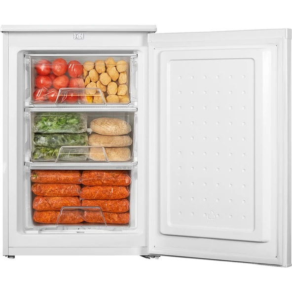 Kumtel 3 Çekmeceli Dikey Derin Dondurucu 88L HFR-100 - Resim 3