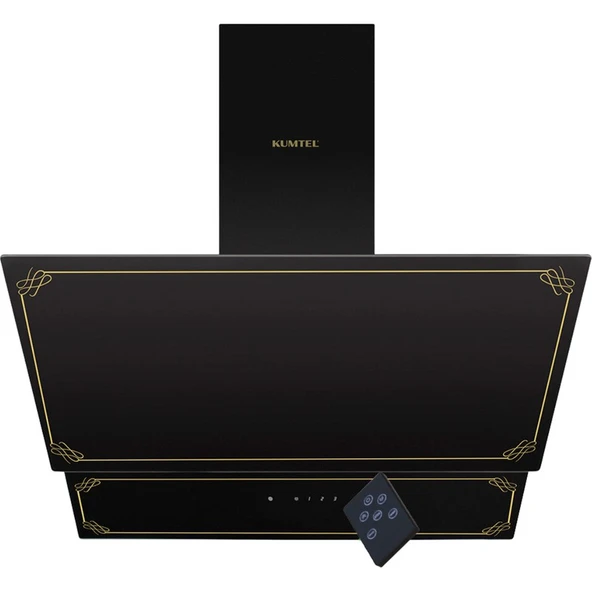 Kumtel Rustik Seri Siyah Cam Yüzey 4 Gözlü Ankastre Ocak A Enerji Sınıfı Modern Tasarım - Resim 2