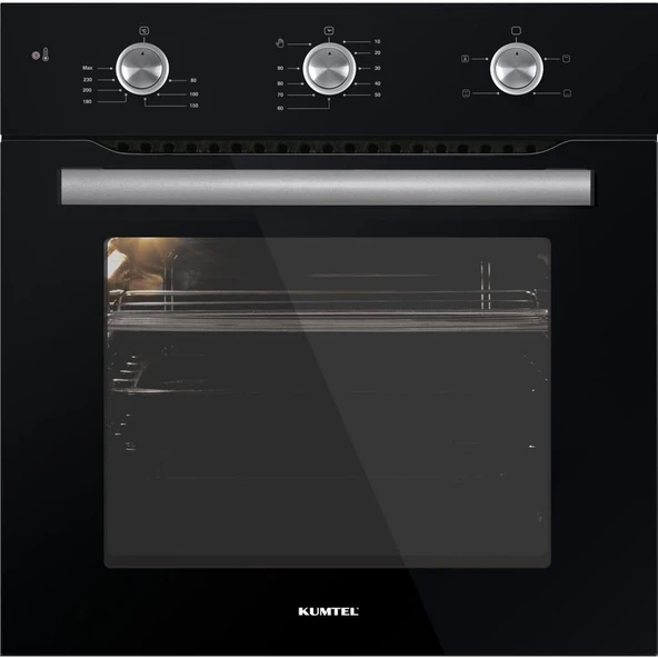 Kumtel 2'Li Siyah Camlı Ankastre Set (A6-SF2 (MT) + KO-40 TAHDF) - Resim 2