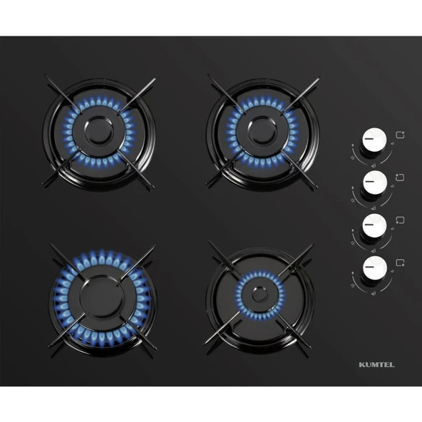 Kumtel Siyah Cam Dijital / Dokunmatik Ankastre Set - 8 Programlı (KO-40 TAHDF Ocak B66 - Sf2 Ddt Fırın DA6-835 Davlumbaz) - Resim 2