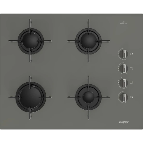 Arçelik Üçlü Buhar Destekli Cam Ankastre Set Gri (Ade 606-2 G + Afc 340 G + Ocd T 651 Eg) - Resim 3