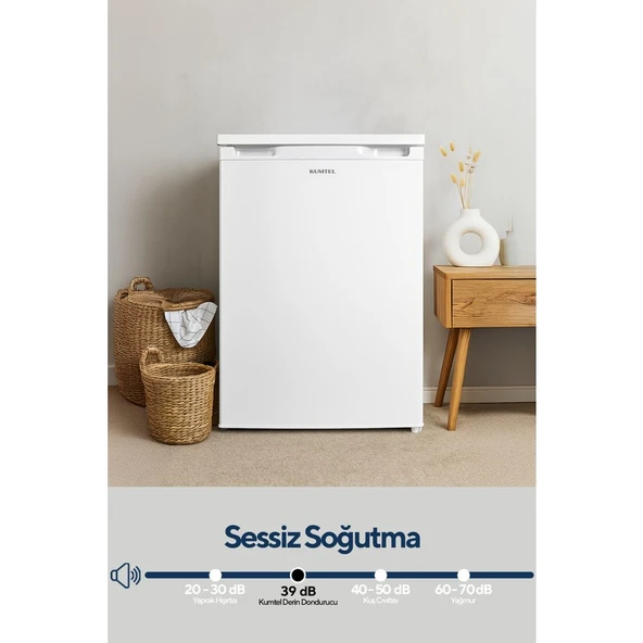 Kumtel 3 Çekmeceli Dikey Derin Dondurucu 88L HFR-100 - Resim 7