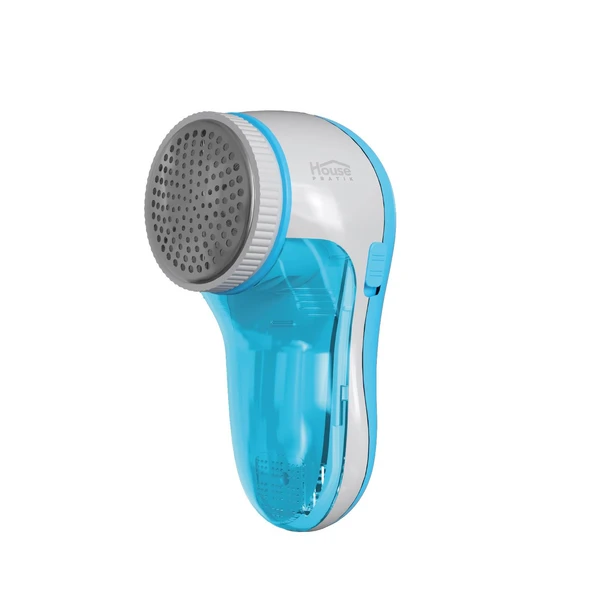 House Pratik HP47 Şarjlı 6 Bıçaklı Tiftik ve Tüy Temizleme Cihazı Mavi