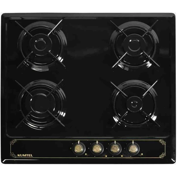 Kumtel Ankastre 2 Li Set Kumandalı Rustik Siyah - Resim 3