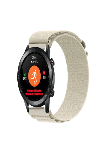 KRETON KRETON Honor Magic Watch 2 46mm Uyumlu Kordon Alpine Loop Döngü Spor Kayış - Resim 5