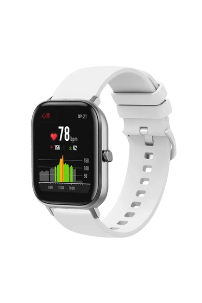 KRETON KRETON Amazfit GTS-GTS2-GTS2E-GTS3-GTS4-GTS4 Mini ile Uyumlu Kordon Yumuşak Dokulu Tokalı Silikon Kayış - Resim 6