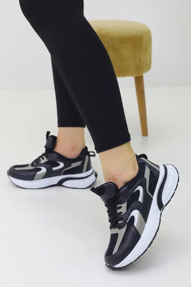 Emax Era Siyah Unisex Spor Ayakkabı - Resim 2