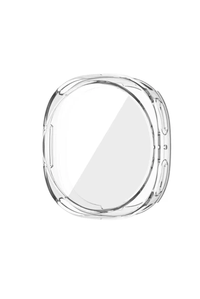 KRETON KRETON Samsung Galaxy Watch 8 44mm ile Uyumlu Kasa Ve Ekran Koruyucu 360 Tam Koruma Silikon Kılıf - Resim 5