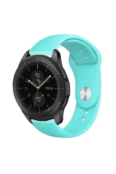 KRETON KRETON Samsung Galaxy Watch 42 mm Uyumlu Kordon Yumuşak Dokulu Silikon Kayış - Resim 4