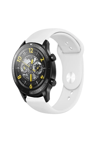 KRETON KRETON Realme Watch S Ve S Pro Ile Uyumlu Yumuşak Dokulu Silikon Kordon Kayış - Resim 2