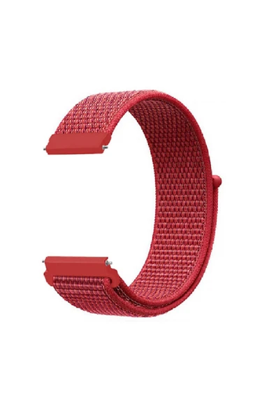 KRETON KRETON Amazfit Bip 5 Uyumlu Spor Kumaş Desenli Cırt Cırtlı Kordon Kayış - Resim 5