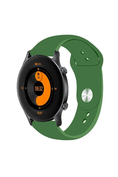 KRETON KRETON Haylou Rs3 Ls04 Ile Uyumlu Yumuşak Dokulu Silikon Kordon Kayış - Resim 4