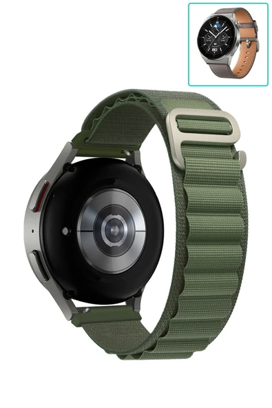 KRETON KRETON Huawei Watch Gt3 Pro 46mm Uyumlu Kordon Alpine Loop Döngü Spor Kayış - Resim 3